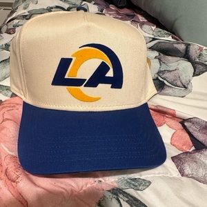 Rams SnapBack hat with gold pin